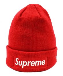 SUPREME×New Era（シュプリーム×ニューエラ）の古着「Box Logo Beanie」｜レッド