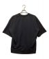 CALEE (キャリー) AEROKNOT OVER SILHOUETTE S/S LIGHT SWEAT. ブラック サイズ:M 未使用品：5000円