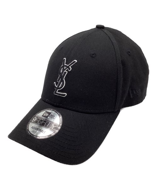 New Era（ニューエラ）New Era (ニューエラ) Saint Laurent Paris (サンローランパリ) YSL Monogram Cap ブラック サイズ:56-62cmの古着・服飾アイテム