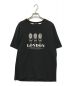 BLACK LABEL CRESTBRIDGE（ブラックレーベル クレストブリッジ）の古着「プリントTシャツ」｜ブラック