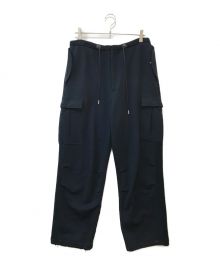 Name.（ネーム）の古着「ASYMMETRIC SWEAT CARGO PANTS」｜ネイビー