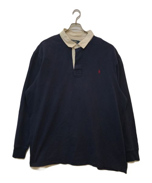 POLO RALPH LAUREN（ポロ・ラルフローレン）POLO RALPH LAUREN (ポロ・ラルフローレン) ラガーシャツ ネイビー サイズ:4XLの古着・服飾アイテム