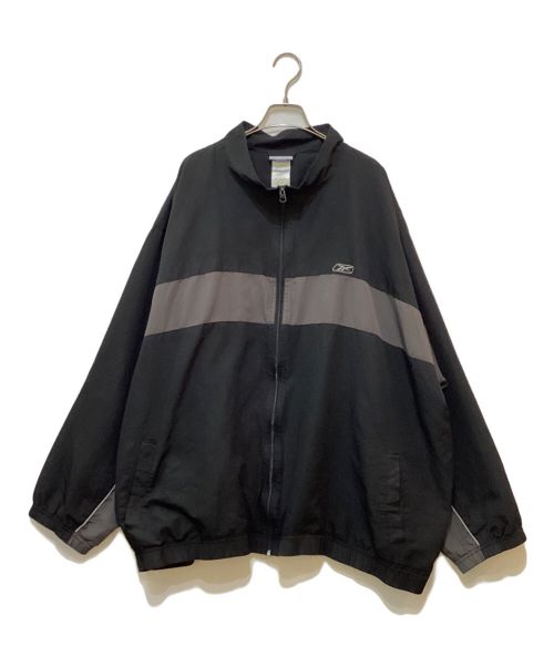 REEBOK（リーボック）REEBOK (リーボック) トラックジャケット ブラック サイズ:4XLの古着・服飾アイテム