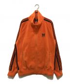 Needles×KEBOZニードルズ×ケボズ）の古着「FLEECE TRACK JACKET」｜オレンジ