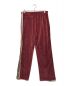 Needles (ニードルズ) KEBOZ (ケボズ) VELOUR TRACK PANT レッド サイズ:L：20000円