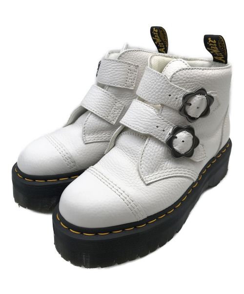 Dr.Martens（ドクターマーチン）Dr.Martens (ドクターマーチン) DEVON FLWR ホワイト サイズ:UK5の古着・服飾アイテム