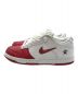 NIKE SB (ナイキエスビー) SUPREME (シュプリーム) Dunk Low レッド×ホワイト サイズ:US7.5：14000円