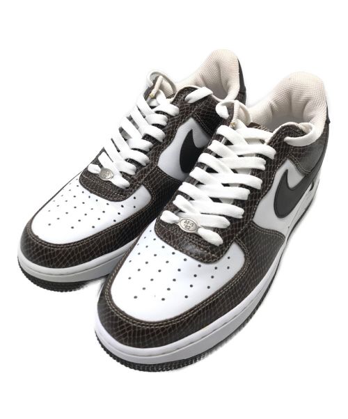 NIKE（ナイキ）NIKE (ナイキ) AIR FORCE 1 LOW PREMIUM ホワイト×ブラウン サイズ:26の古着・服飾アイテム