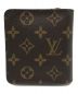 LOUIS VUITTON (ルイ ヴィトン) コンパクトジップ ブラウン：14000円