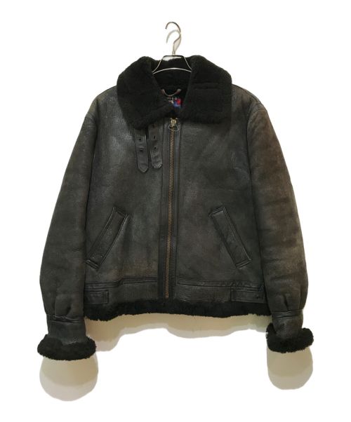 Schott（ショット）Schott (ショット) B-3フライトジャケット ブラック サイズ:42の古着・服飾アイテム