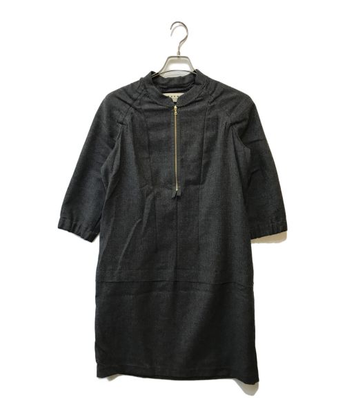 MARNI（マルニ）MARNI (マルニ) ウールワンピース グレー サイズ:40の古着・服飾アイテム