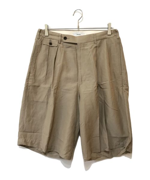 MARKA（マーカ）MARKA (マーカ) cu/li/co cloth 2tuck shorts ベージュ サイズ:3の古着・服飾アイテム