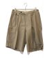 MARKA（マーカ）の古着「cu/li/co cloth 2tuck shorts」｜ベージュ