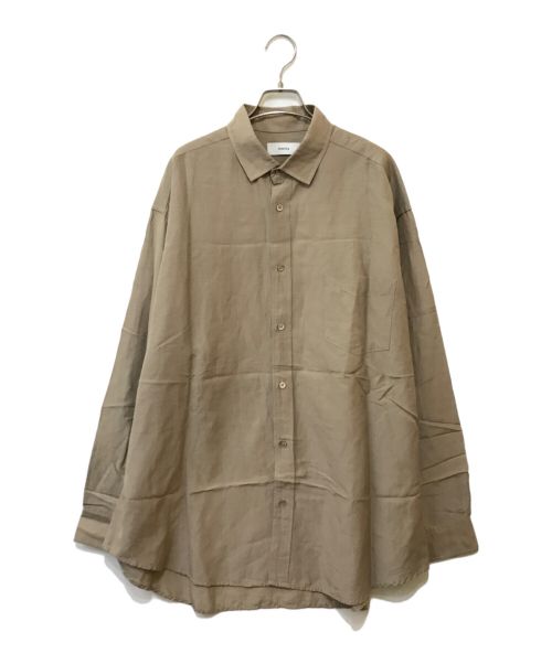 MARKA（マーカ）MARKA (マーカ) cu/li/co cloth WIDE FIT SHIRT ベージュ サイズ:2の古着・服飾アイテム