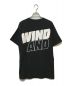 WIND AND SEA (ウィンダンシー) SNKR DUNK (スニーカーダンク) プリントTシャツ ブラック サイズ:L：7000円