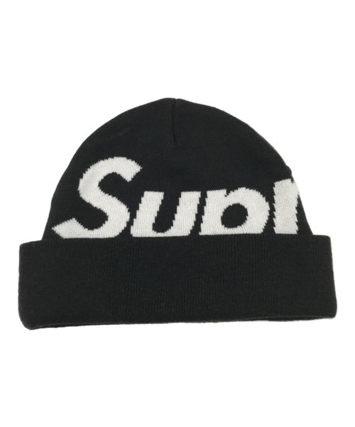 SUPREME（シュプリーム）Supreme (シュプリーム) Big Logo Beanie ブラックの古着・服飾アイテム