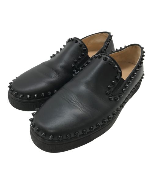 Christian Louboutin（クリスチャン・ルブタン）Christian Louboutin (クリスチャン・ルブタン) PIK BOAT WOMAN FLAT ブラック サイズ:36の古着・服飾アイテム