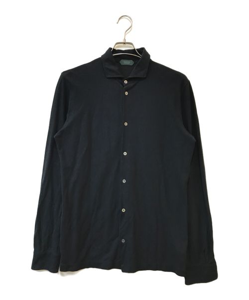 Zanone（ザノーネ）Zanone (ザノーネ) ice cotton シャツ ネイビー サイズ:50の古着・服飾アイテム