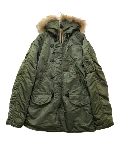 AVIREX（アヴィレックス）AVIREX (アヴィレックス) N-3Bフライトジャケット 6172027 カーキ サイズ:Lの古着・服飾アイテム