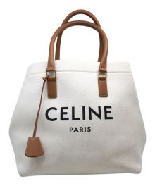 CELINE（セリーヌ）の古着「ホリゾンタル カバ トートバッグ」｜ホワイト