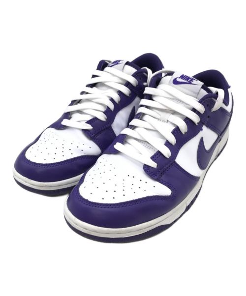 NIKE（ナイキ）NIKE (ナイキ) DUNK LOW RETRO パープル×ホワイト サイズ:27.5の古着・服飾アイテム