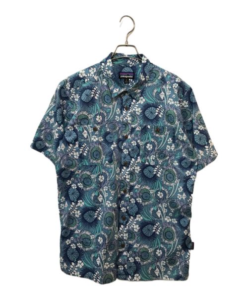 Patagonia（パタゴニア）Patagonia (パタゴニア) Back Step Shirt ブルー サイズ:Mの古着・服飾アイテム