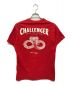 CHALLENGER (チャレンジャー) プリントTシャツ レッド サイズ:M：5000円