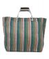 MARNI (マルニ) MARKET STRIPE BAG ブルー×ピンク：12000円