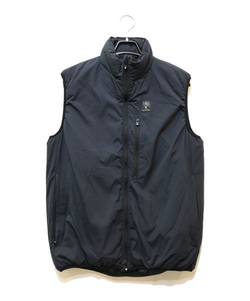 South2 West8（サウスツー ウエストエイト）south2 west8 (サウスツー ウエストエイト) Insulator Vest　NS726 ネイビー サイズ:XLの古着・服飾アイテム