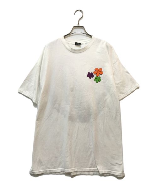 stussy（ステューシー）stussy (ステューシー) Leilow (レイロー) プリントTシャツ ホワイト サイズ:XLの古着・服飾アイテム