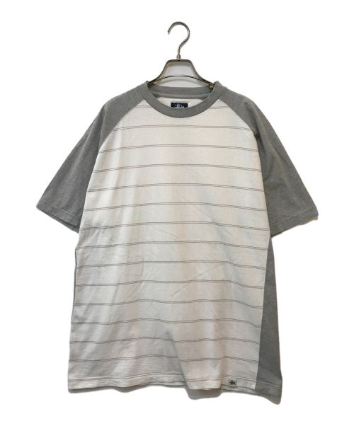 stussy（ステューシー）stussy (ステューシー) ラグランTシャツ ホワイト サイズ:XLの古着・服飾アイテム