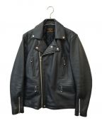 COOTIEクーティー）の古着「3rd St Leather Jacket」｜ネイビー