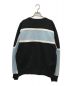 SUPREME (シュプリーム) Paneled Crewneck Sweat ブラック×ブルー サイズ:Small：12000円