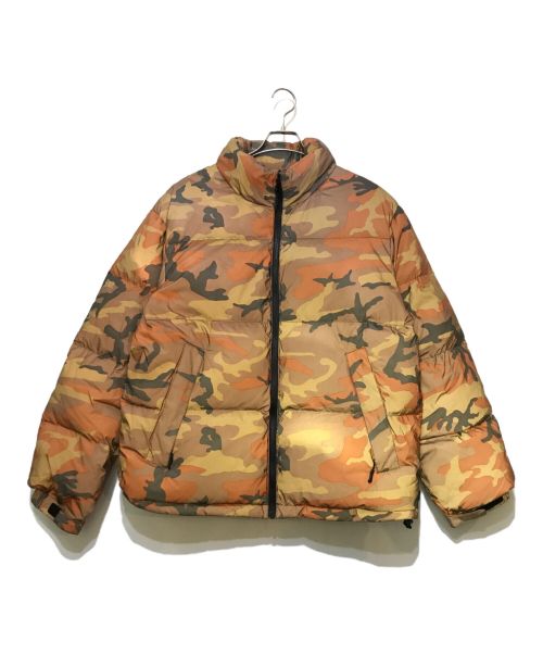 SUPREME（シュプリーム）SUPREME (シュプリーム) Reflective Camo Down Jacket ブラウン×オレンジ サイズ:Lの古着・服飾アイテム