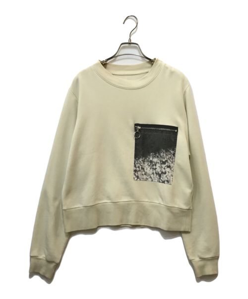 MM6 Maison Margiela（エムエムシックス メゾンマルジェラ）MM6 Maison Margiela (エムエムシックス メゾンマルジェラ) スウェット アイボリー サイズ:Sの古着・服飾アイテム