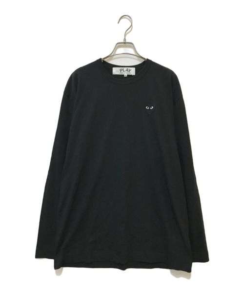 PLAY COMME des GARCONS（プレイ コムデギャルソン）PLAY COMME des GARCONS (プレイ コムデギャルソン) BLACK HEART L/S T-SHIRT ブラック サイズ:XXLの古着・服飾アイテム