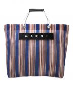 MARNIマルニ）の古着「MARKET STRIPE BAG」｜マルチカラー