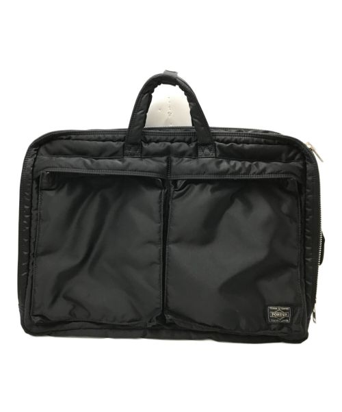 PORTER（ポーター）PORTER (ポーター) TANKER3WAY BRIEFCASE ブラックの古着・服飾アイテム