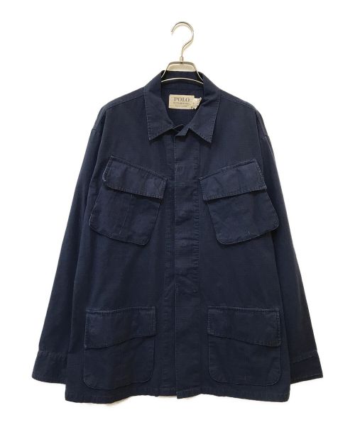 Denim & Supply Ralph Lauren（デニム＆サプライ ラルフローレン）Denim & Supply Ralph Lauren (デニム＆サプライ ラルフローレン) Jungle Overshirt ネイビー サイズ:M 未使用品の古着・服飾アイテム