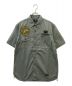 TOYS MCCOY（トイズマッコイ）の古着「TMS1603 MILITARY HERRINGBONE SHORT SLEEVE SHIRT」｜オリーブ