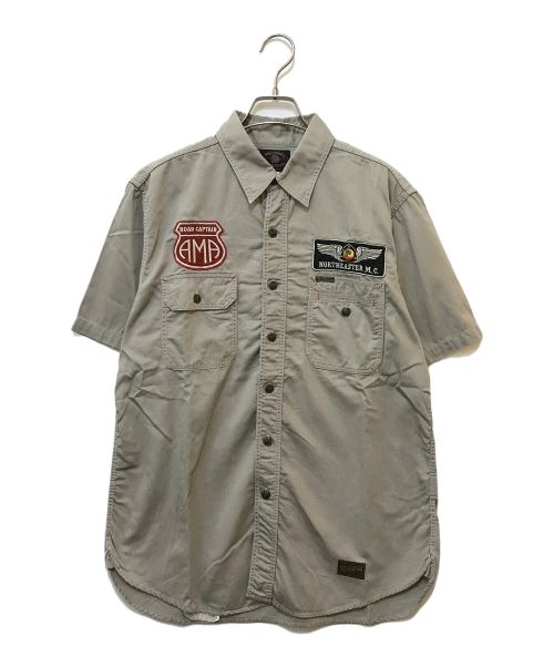 TOYS MCCOY（トイズマッコイ）TOYS MCCOY (トイズマッコイ) ワークシャツ グレー サイズ:16の古着・服飾アイテム