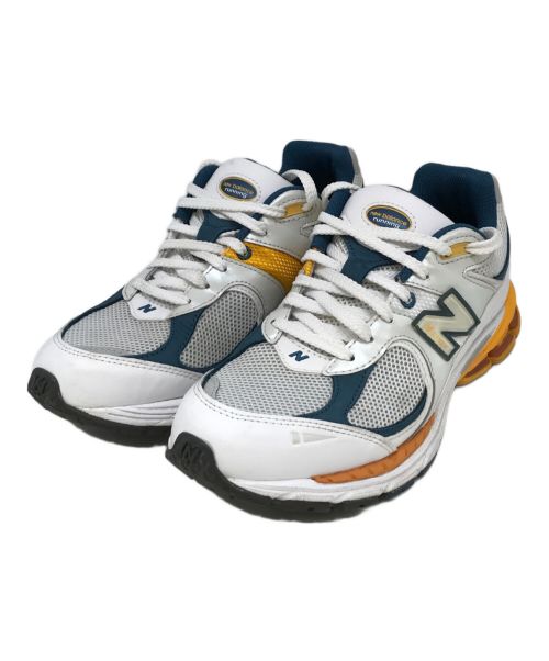 NEW BALANCE（ニューバランス）NEW BALANCE (ニューバランス) ローカットスニーカー イエロー×ホワイト サイズ:26.5の古着・服飾アイテム