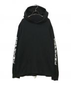 SUPREMEシュプリーム）の古着「Hooded Waffle Thermal」｜ブラック