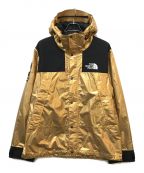 THE NORTH FACE×SUPREMEザ ノース フェイス×シュプリーム）の古着「Metallic Mountain Parka」｜ゴールド×ブラック