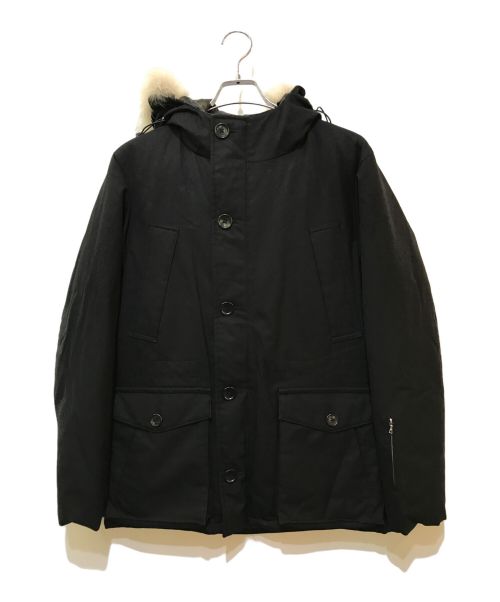 SOPHNET.（ソフネット）SOPHNET. (ソフネット) 2 LAYER WOOL FUR DOWN BLOUSON ブラック サイズ:Mの古着・服飾アイテム