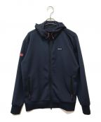 BRIEFINGブリーフィング）の古着「3D LOGO PARKA」｜ネイビー