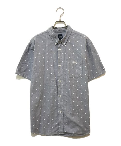 OLD STUSSY（オールドステューシー）OLD STUSSY (オールドステューシー) S/Sスターシャツ グレー サイズ:Lの古着・服飾アイテム