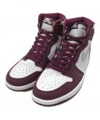 NIKEナイキ）の古着「AIR JORDAN 1 RETRO HIGH OG」｜ホワイト×ボルドー