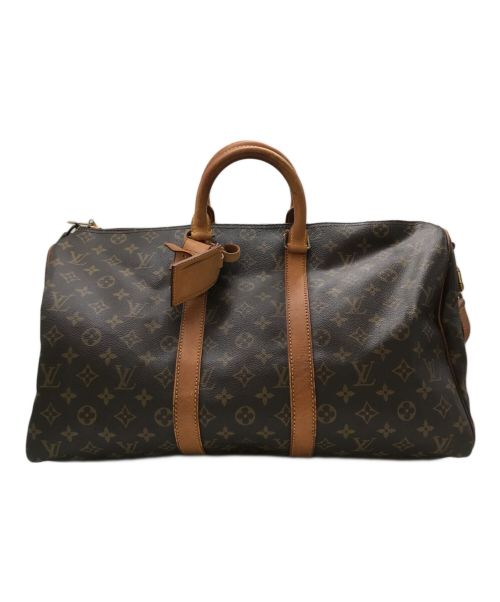 LOUIS VUITTON（ルイ ヴィトン）LOUIS VUITTON (ルイ ヴィトン) キーポル・バンドリエール45 ブラウンの古着・服飾アイテム