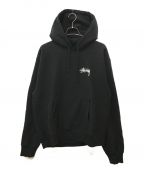 stussyステューシー）の古着「8BALL FADE HOODIE」｜ブラック